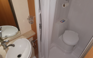 Swift Bolero 660 EK washroom